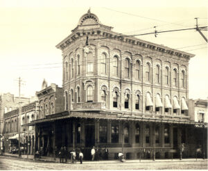 First National Bank, Southeast Corner Main and Markham Streets, Little Rock, Arkansas.