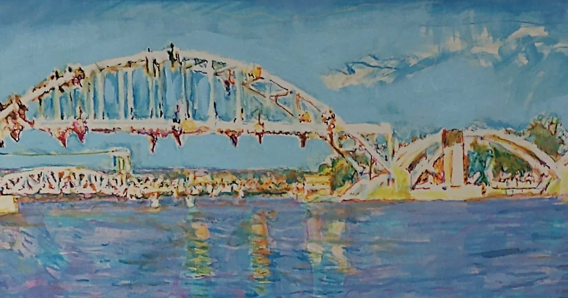 Kushmaul Painting of Broadway Bridge