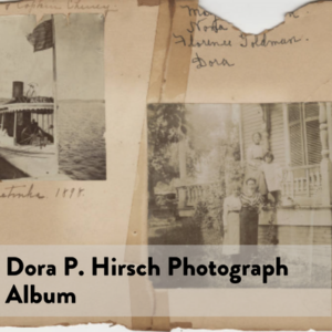 page from Dora Hirsch photo album