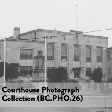 Digital content from this collection features photographs of courthouses across Arkansas from 1890-2002. two story block building